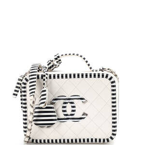 Chanel Filigree Vanity Case Quilted #215551C45B